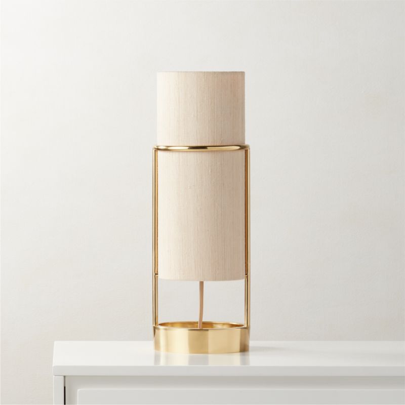 Strand Brass Table Lamp | CB2 | CB2