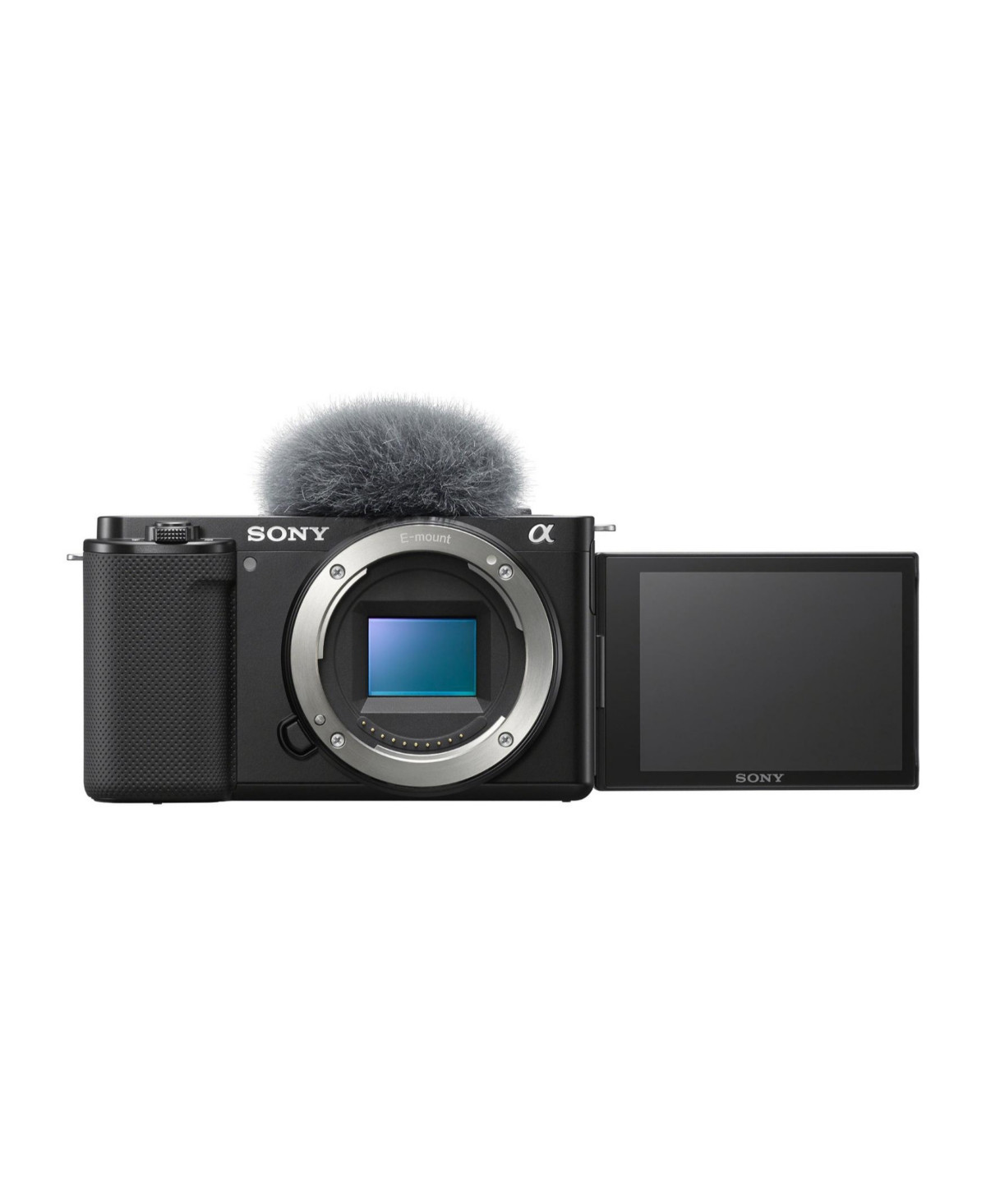 Sony Alpha Zv-E10 Aps-c Interchangeable Lens Mirrorless Vlog Camera Body (Black) - Black | Macy's