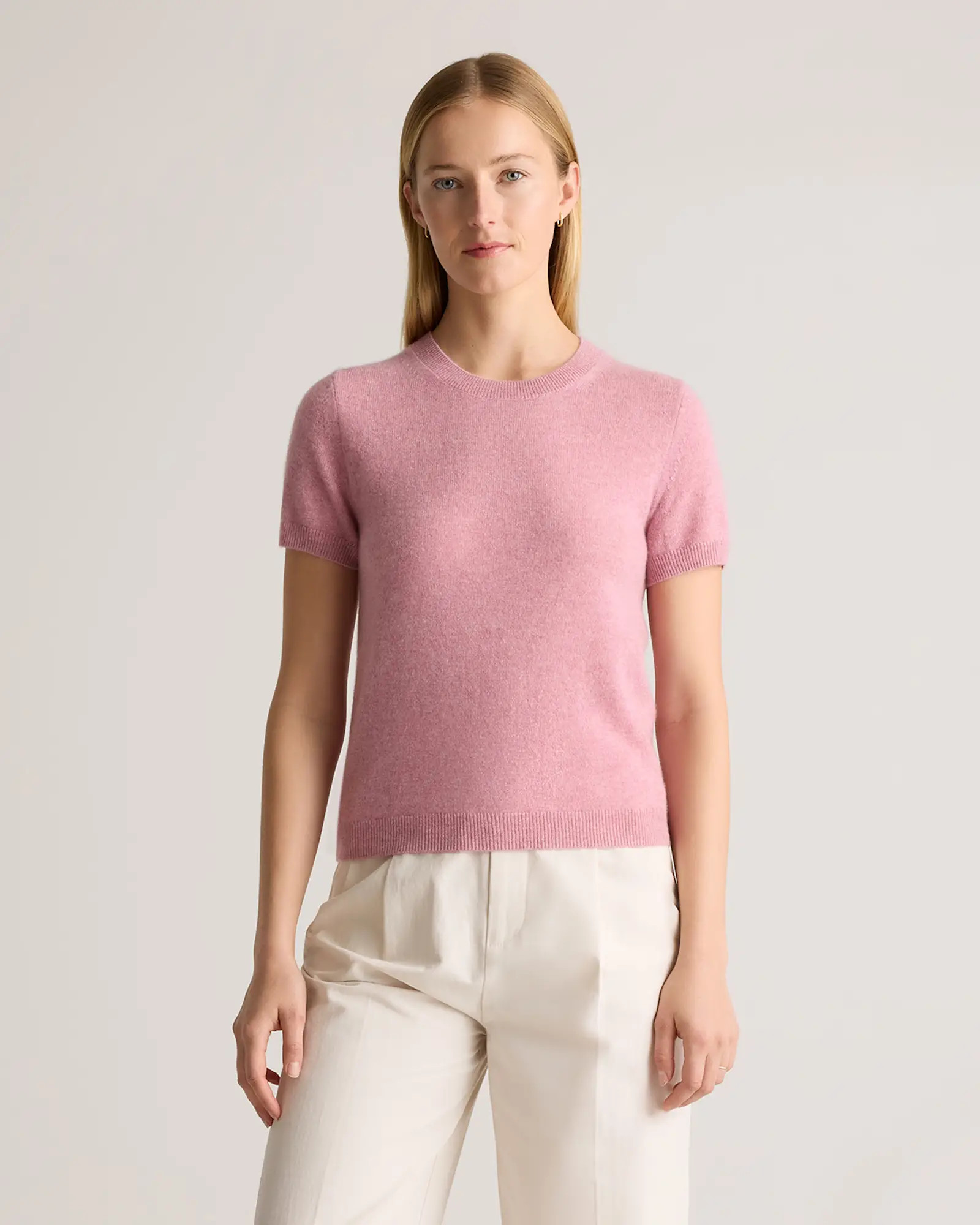 Cashmere Tee | Quince in Oatmeal | Quince
