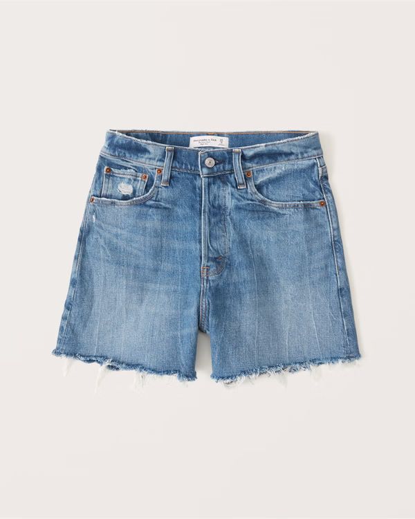 High Rise Dad Shorts | Abercrombie & Fitch (US)
