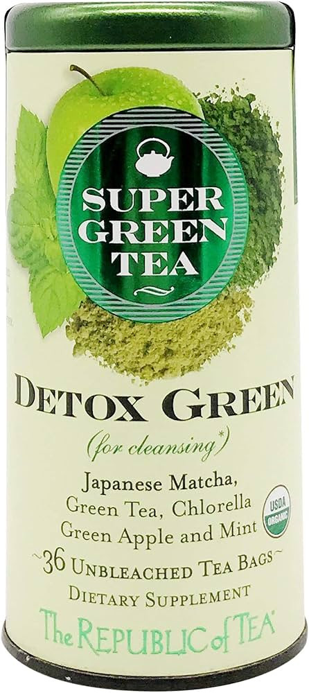 Republic Of Tea, Tea Detox Green Organic, 36 Count | Amazon (US)