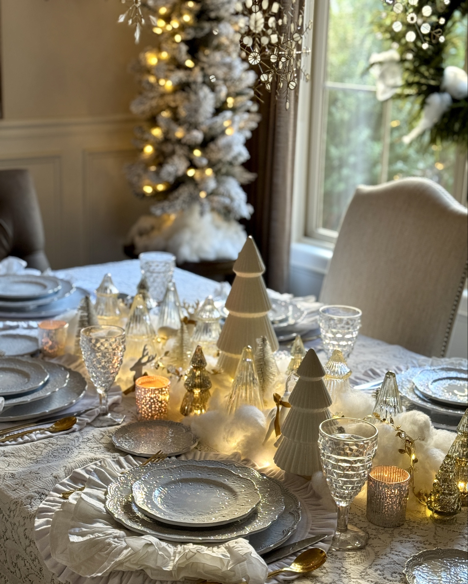 Snowscape Elegance Table

This could also work as a winter table, or a New Years Eve table. 

Tablescape, winter table, Christmas table, snow inspired table 

#LTKSeasonal #LTKHome #LTKHoliday