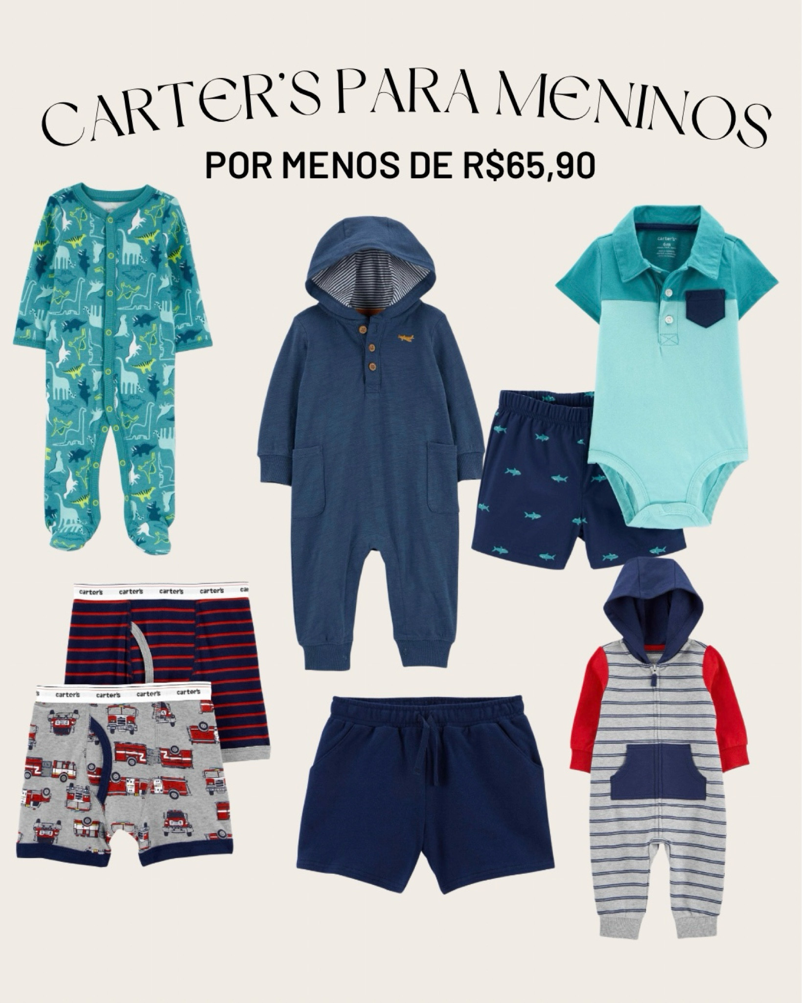 Carter’s Lara meninos na RIACHUELO por menos de R$65,90. Aproveitem 👏🏽

#LTKHoliday #LTKU #LTKCyberWeek