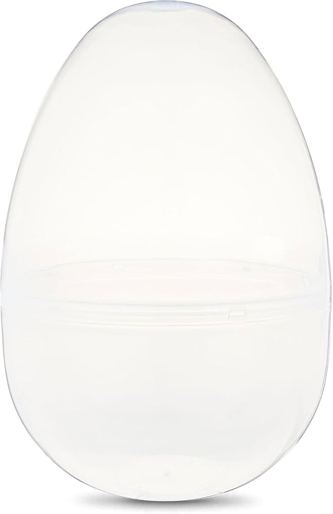 Jumbo 16 inch Giant Clear Fillable Plastic Easter Egg, Great for Decor and Baskets (Pack of 1) | Amazon (US)