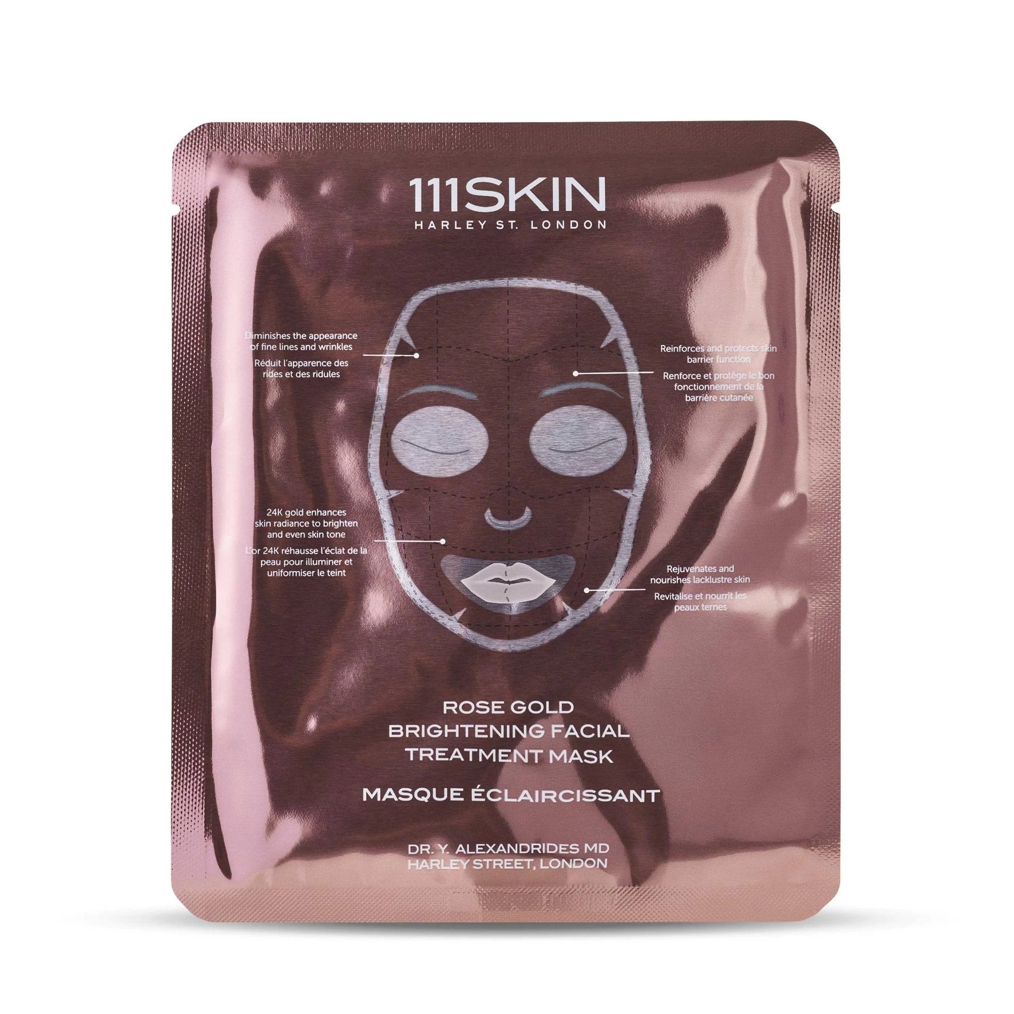 Rose Gold Brightening Facial Treatment Mask | 111Skin US