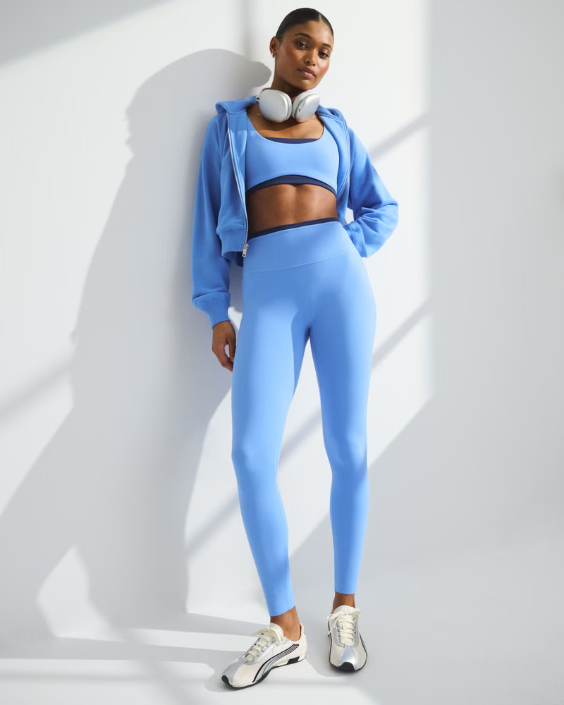 YPB studioFLEX Double-Layered Sports Bra | Abercrombie & Fitch (US)