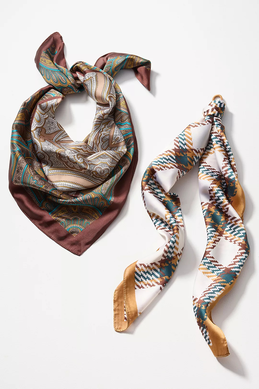 Printed Hair Scarves, Set of 2 | Anthropologie (US)
