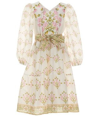 A Loves A Big Girls 7-16 Long Sleeve Tiered Floral Dress | Dillard's | Dillard's