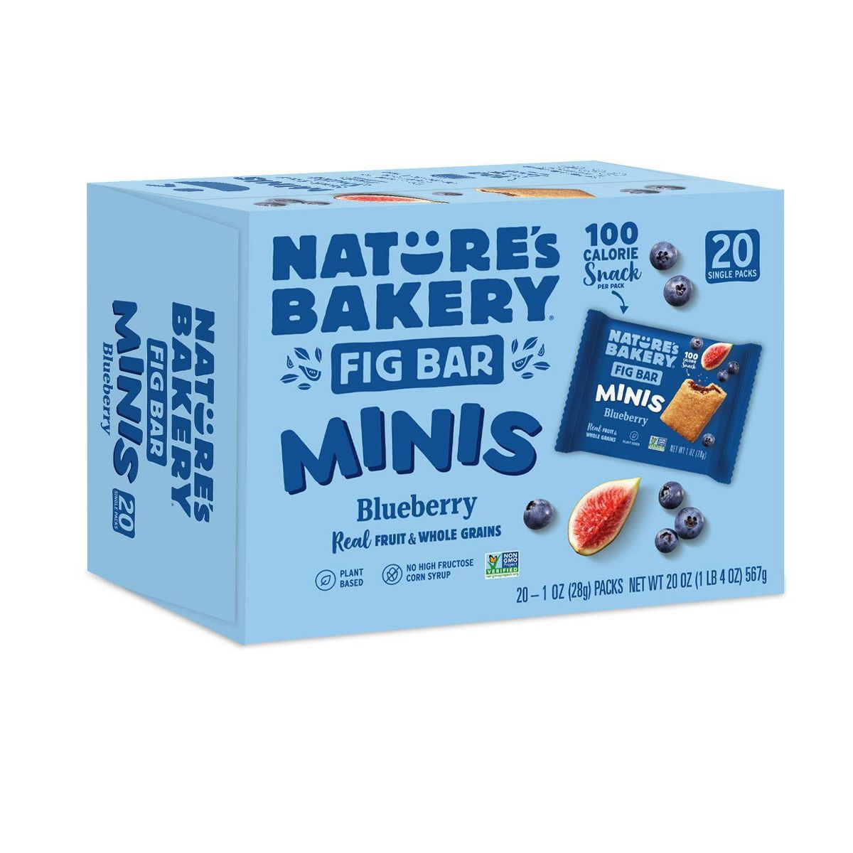 Nature's Bakery Blueberry Fig Bar MINIS - 20oz/20ct | Target