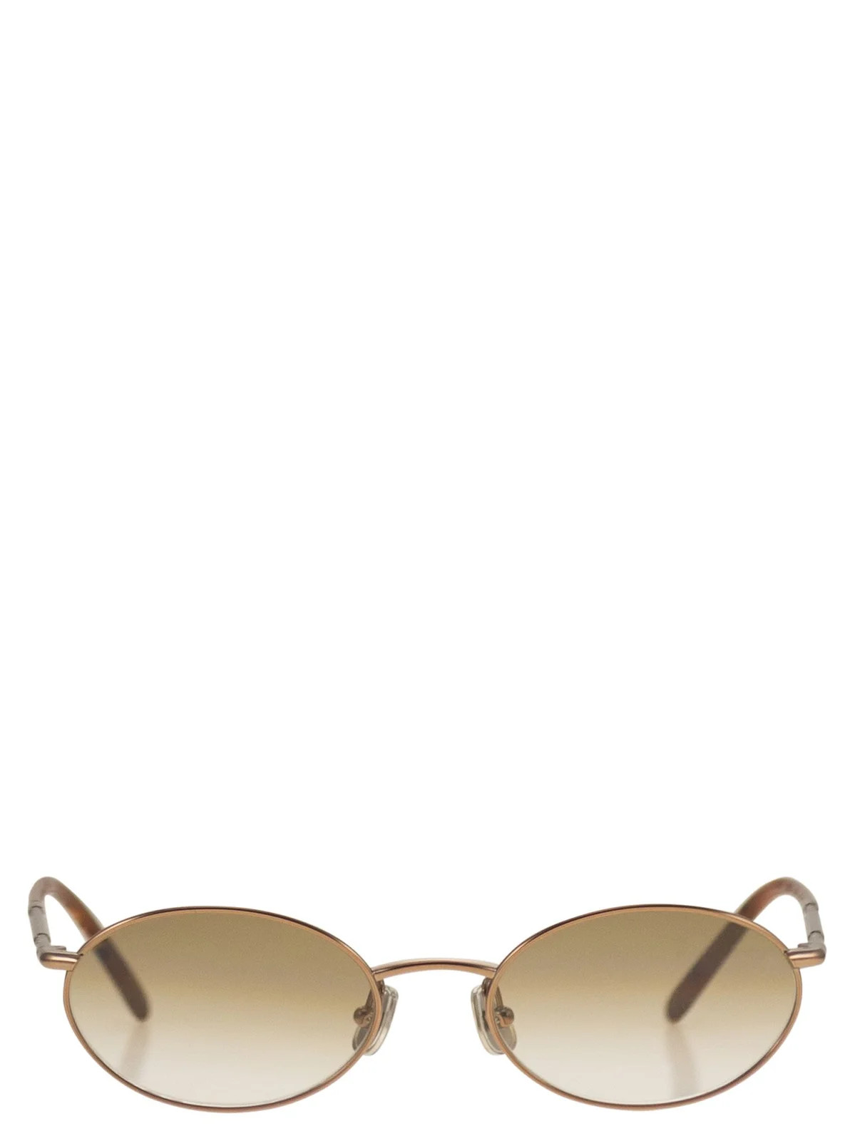 Brunello Cucinelli Oval Frame Sunglasses | Cettire Global