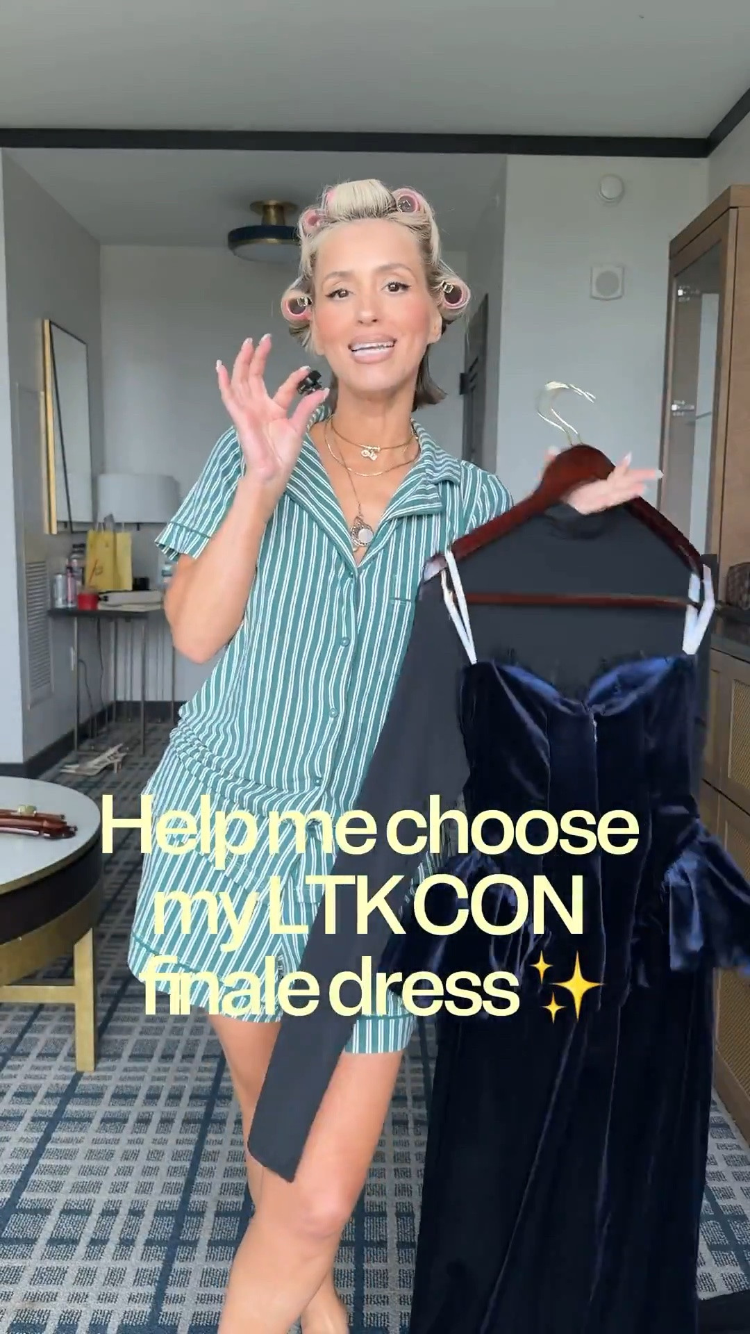 Let’s choose a LTK CON FINALE DRESS ✨🖤 Option 1 or 2 ???

#LTKCon

#LTKgrwm #LTKootd #LTKU