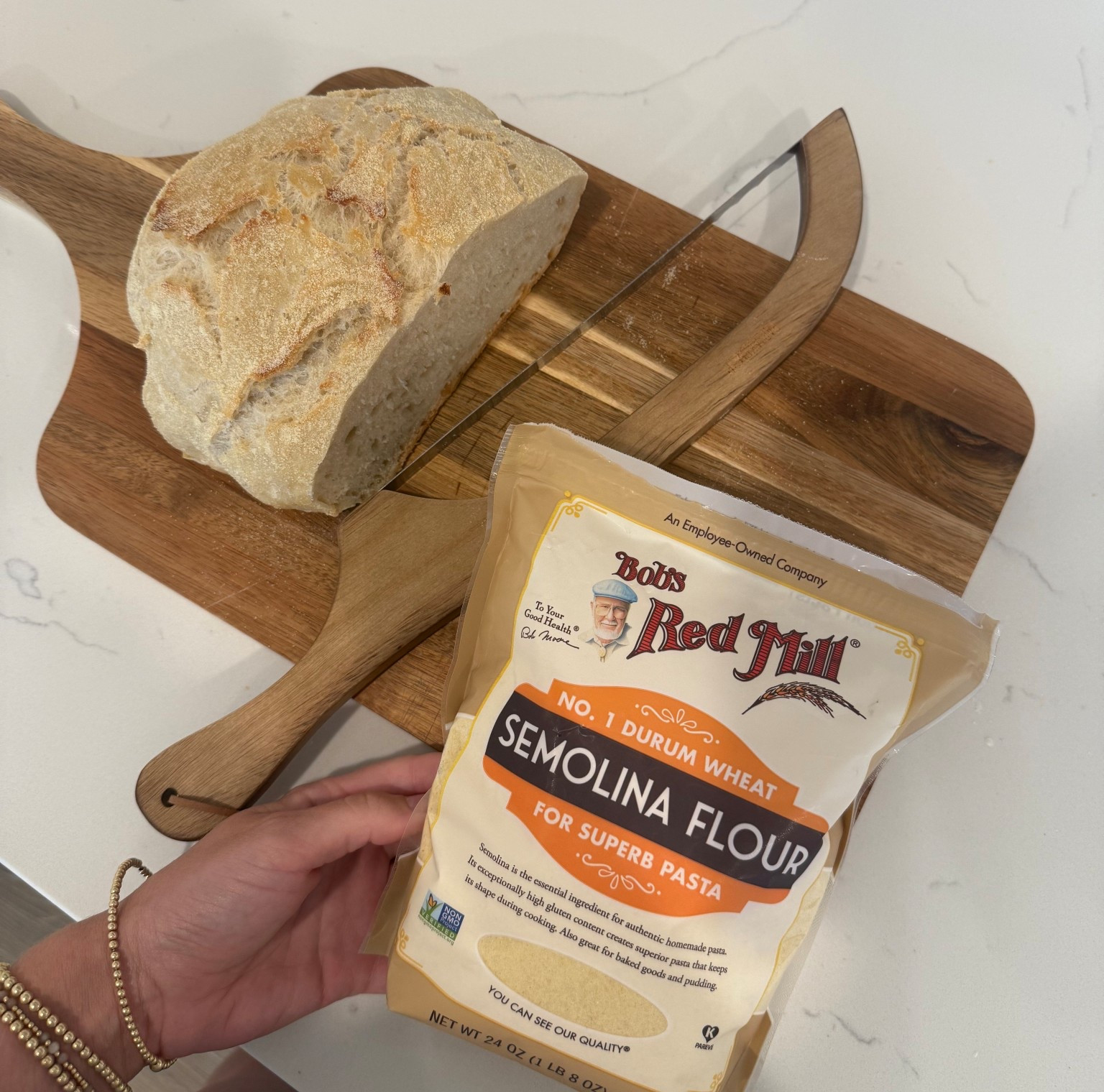 This flour made the BIGGEST difference with my sourdough! I used it when shaping and scoring. 

#sourdough #bread #kitchen #kitchengadget #kitchentool #flour 

#LTKFamily #LTKHome #LTKKids