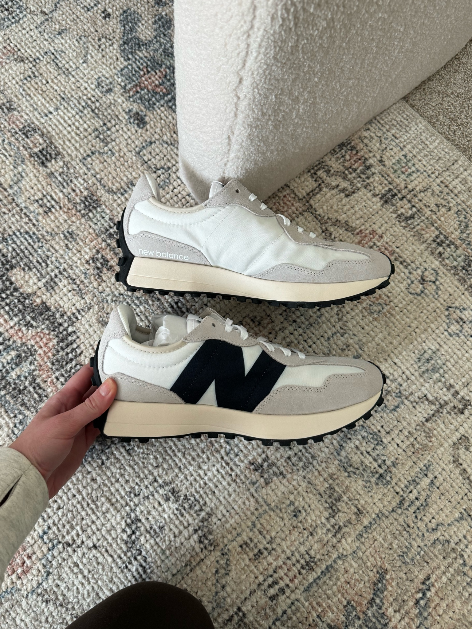 New sneakers 🤩 love them! So comfy!! 
Just restocked! New balance sneaker 

#LTKfindsunder100 #LTKfitness #LTKshoecrush