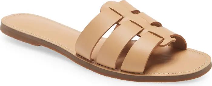 Madewell The Boardwalk Fisherman Slide Sandal | Nordstrom | Nordstrom