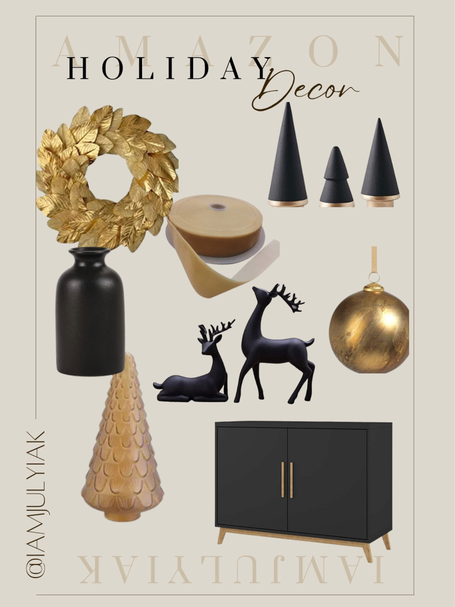 Amazon Holiday decor.  

Holiday, Decor,
christmas decorations, decorate, christmas, amazon, amazon finds, Celebrate,
Thanksgiving, gold decor, black decor

#LTKHoliday #LTKunder50 #LTKSeasonal
