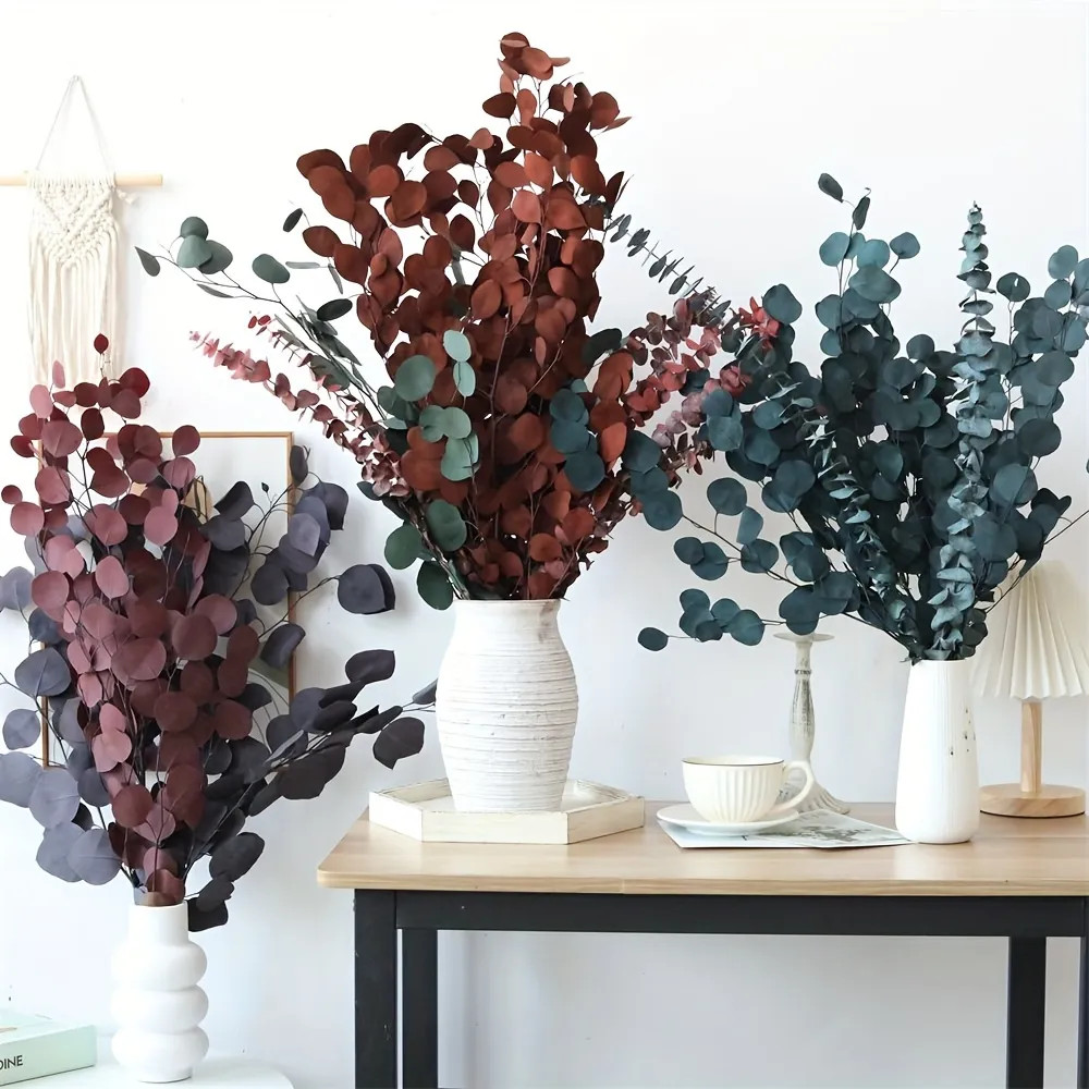 10pcs Natural Dried Eucalyptus Leaves, Flower Real Plant Branches Stems, DIY Bouquet Material Wed... | Temu Affiliate Program