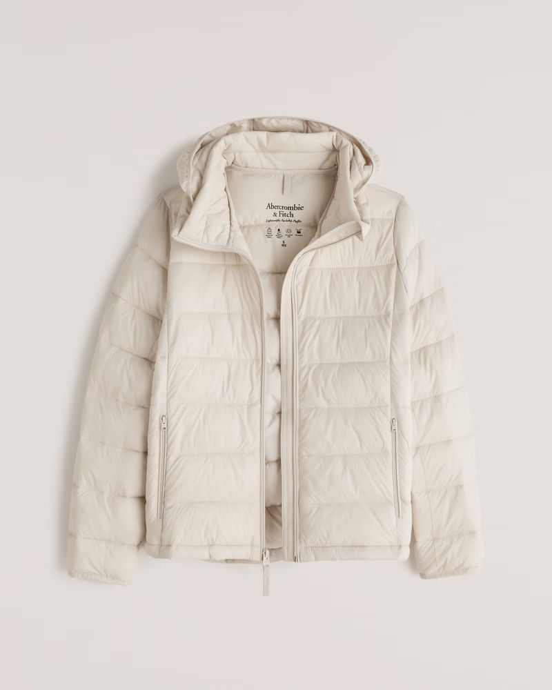 Women's Lightweight Packable Puffer | Women's Coats & Jackets | Abercrombie.com | Abercrombie & Fitch (US)