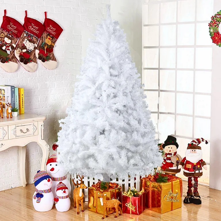 Ktaxon 7.5ft Traditional Christmas Tree with Metal Stand Xmas Tree, 1200 Tips Christmas Indoor De... | Walmart (US)