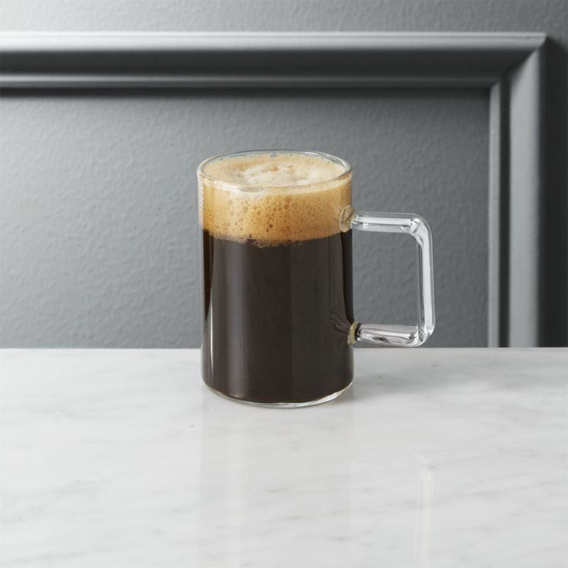 Cantina Clear Glass Espresso Cup 4oz + Reviews | CB2 | CB2