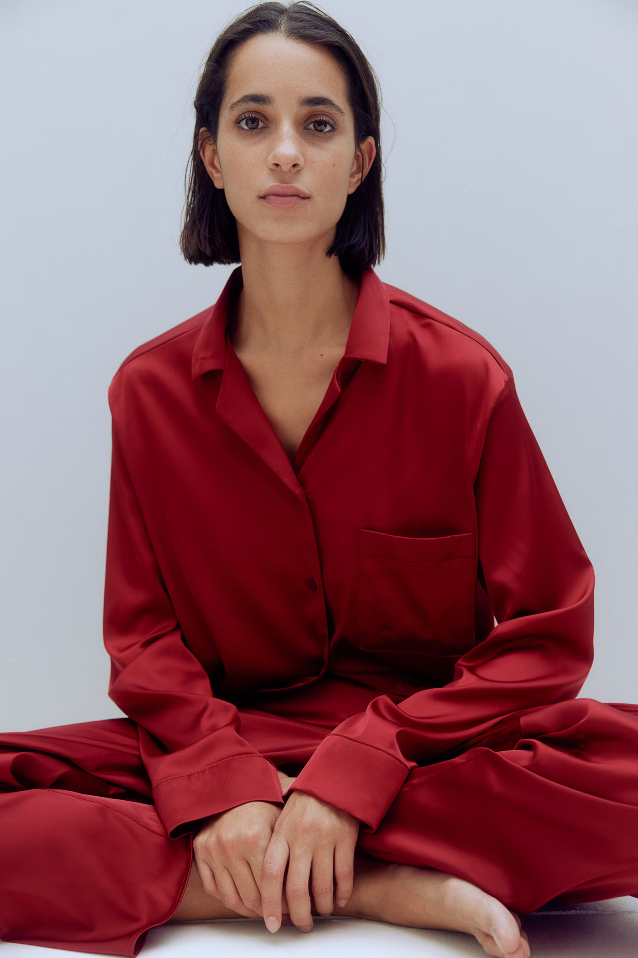 Satin pyjamas | H&M (UK, MY, IN, SG, PH, TW, HK)