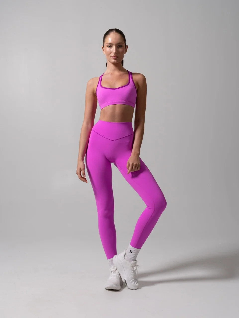 Sweetheart Nubre Sports Bra - Tango and Grape Juice | Buffbunny Collection