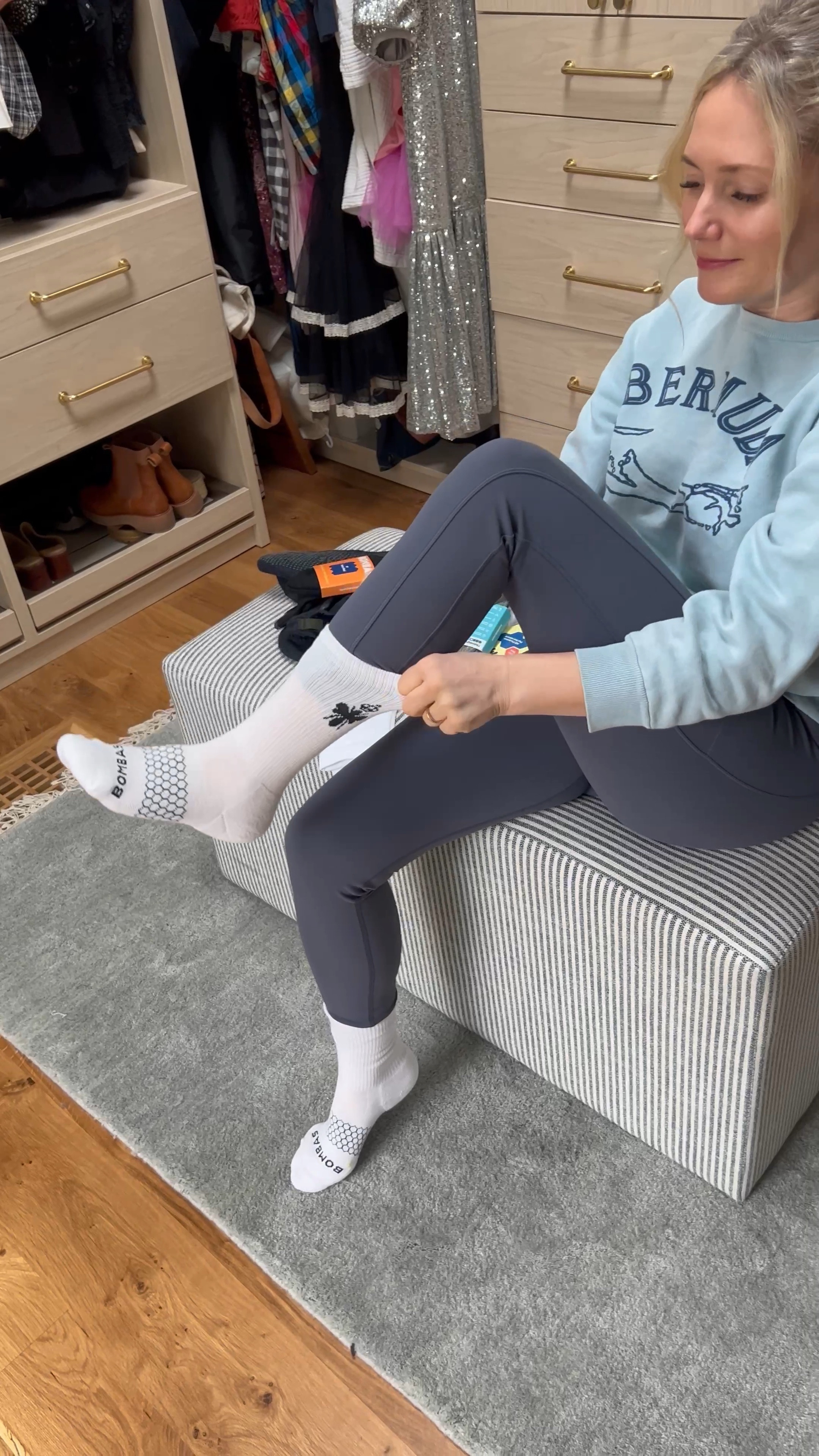 These are my favorite socks ever — if you’re in the market for new socks I’ll link the best no-shows, crew and long socks. Im team Bombas forever :) 

#LTKstyletip #LTKunder50 #LTKFind