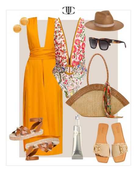 Ever have a bag you absolutely love and wish you could wear it more places? Well here is one item styled 5 different ways featuring this gorgeous and versatile tote bag. From the pool to a day out with girlfriends these looks show an assortment of different ways to style this bag. 

Tote bag, dress, bathing suit, one piece, sandals, sun hat, sunglasses

#LTKswim #LTKstyletip #LTKover40