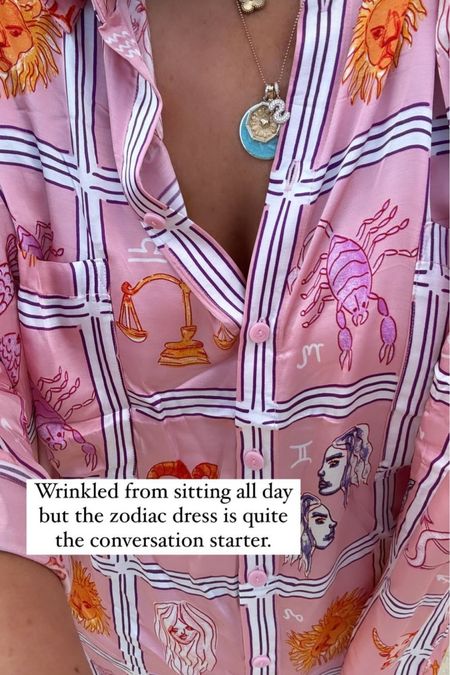 This zodiac dress is quite the conversation starter