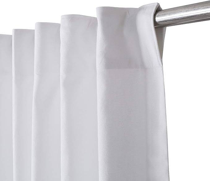 Farmhouse Curtains 50x84 inch White,Bathroom Curtains,Bathroom Window Curtains,White 84 inch Curt... | Amazon (US)