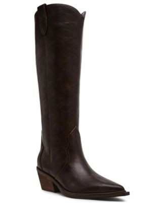 Women's Greva Tall Pull-On Cowboy Western Boots, Regular & Wide Calf | Macy's