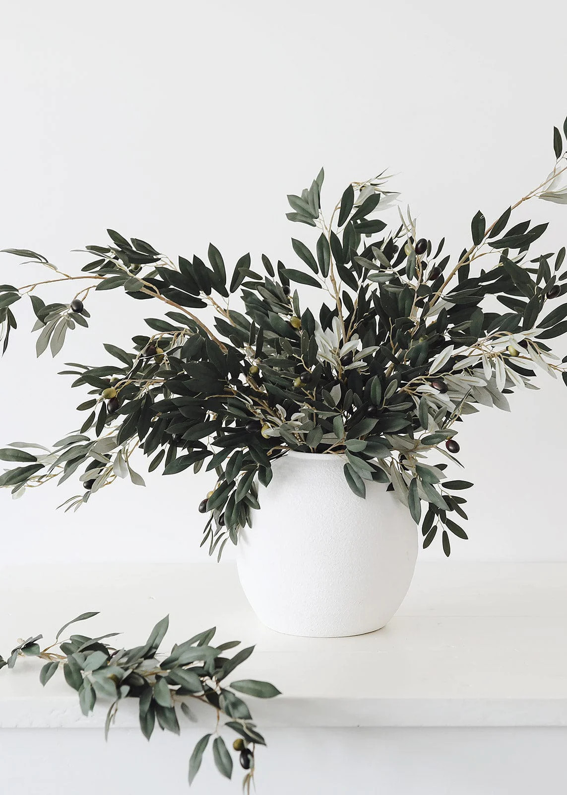 Home Styling with Artificial Leaves | Fake Olive Branch | Afloral.com | Afloral