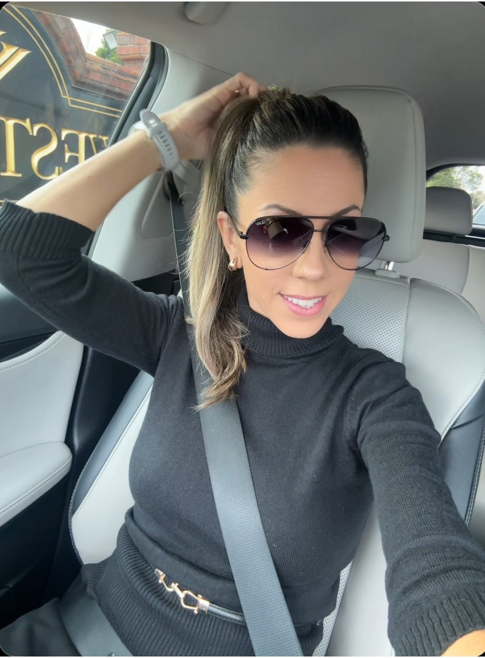 It’s a high pony kind of day aka hair wash day 😂 

#LTKootd #LTKWorkwear #LTKdayinmylife