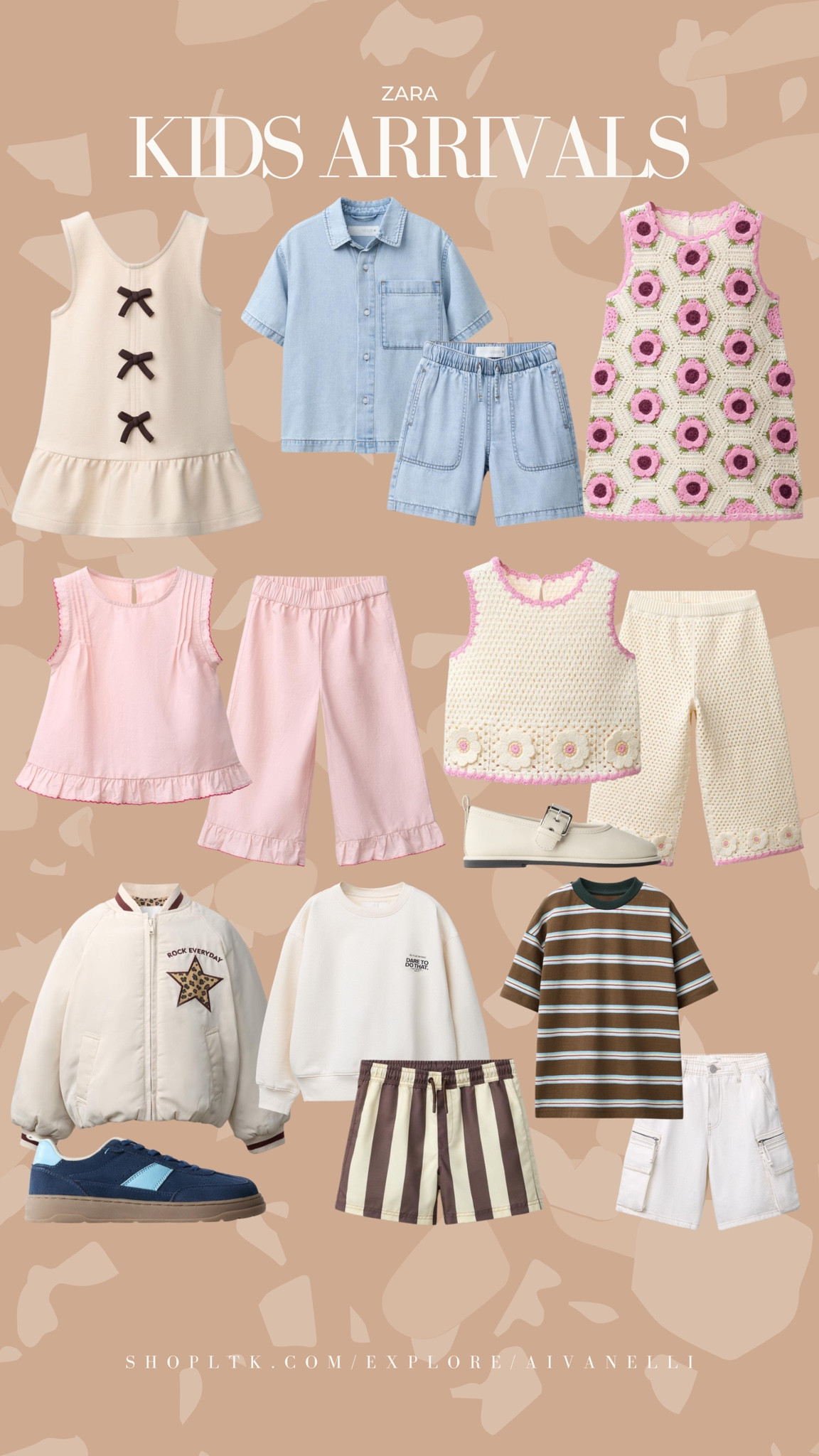 Zara kids spring fashion arrivals

boys athletic spring sets
girls floral twirl dresses
toddler denim overalls
lightweight kids sneakers
pastel graphic tees
striped cotton rompers
kids neutral lounge sets
spring rain jackets kids
cotton biker shorts sets
colorful playground outfits

#LTKSeasonal #LTKootd #LTKKids