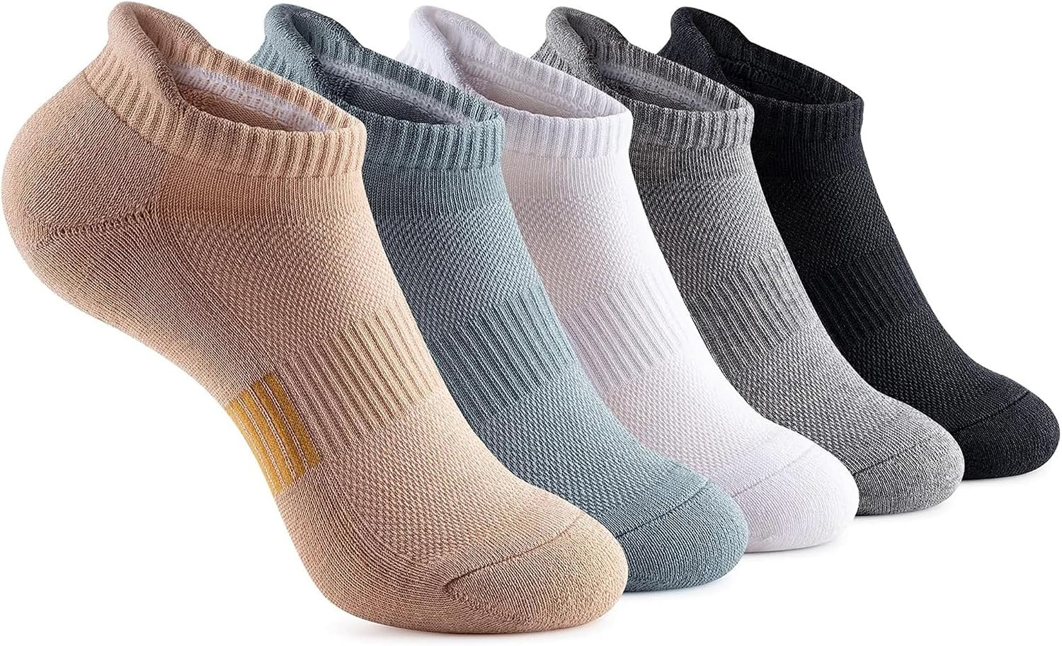 Gonii Ankle Socks for Women Cushioned No Show Athletic Running 5 Pairs | Amazon (US)