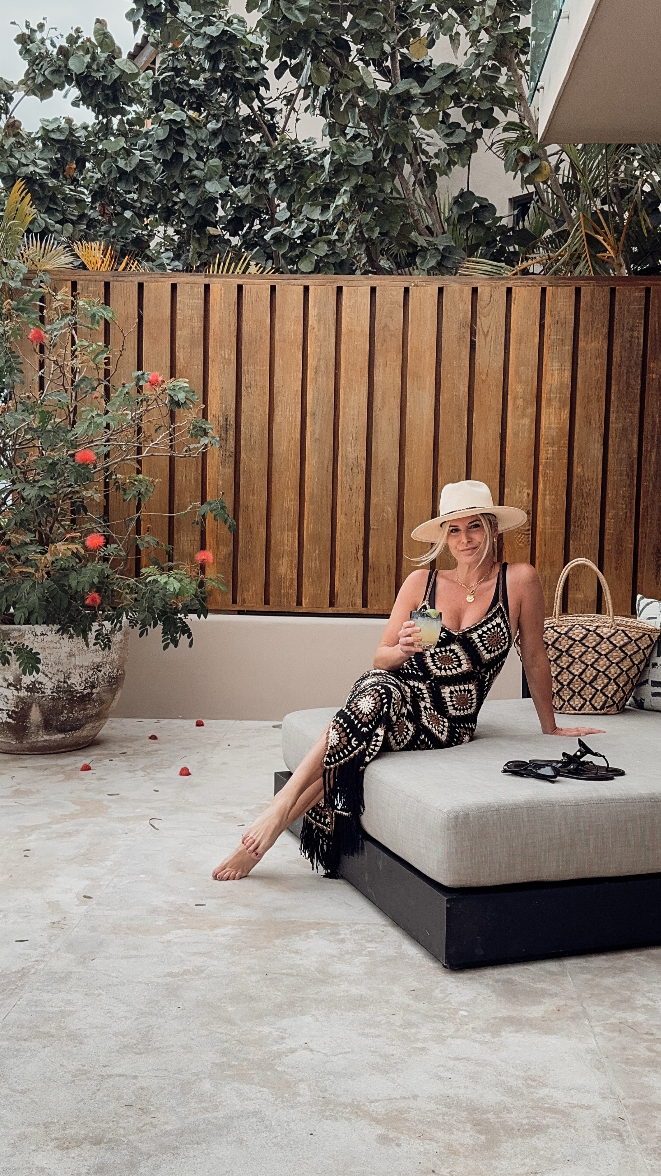 Love this crochet fringe beach cover up which you could totally wear as a regular dress 🖤 wearing a small 

#LTKSwim #LTKTravel #LTKSeasonal