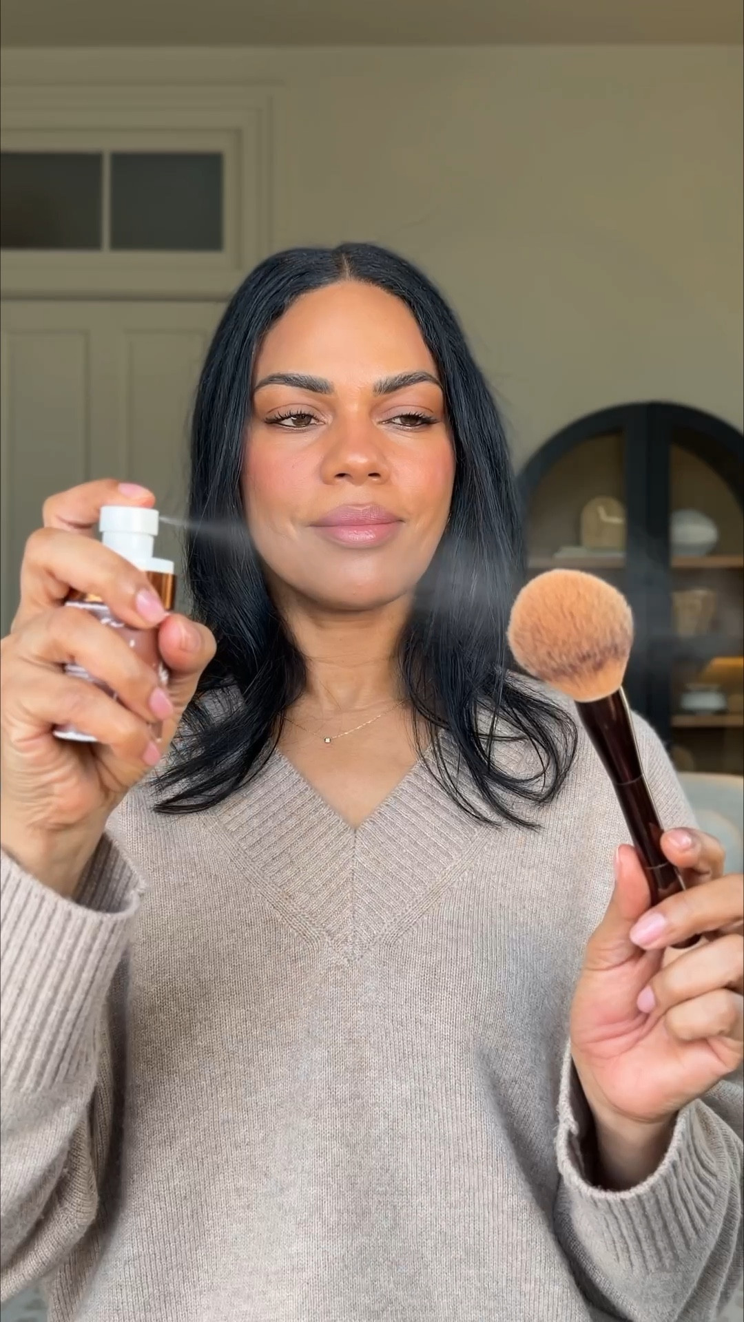 How to set your makeup so it will last and not get cakey! @sephora #sephorapartner 
First I start with the NARS eyeshadow primer so makeup will last, then the Merit Minimalist stick for concealer, and foundation then the same stick in color ‘cacao’ for contour. The Patrick Ta Double-Take blush in ‘She’s Flushed’ then I set everything with the Danessa Myricks Yummy Skin Liquid Blurring Spray for a mattifying look. Follow with a little color powder to finish the look! Sign up to be a Sephora Beauty Insiders Member to get points, earlier access to sales, free shipping, and a gift on your birthday! Buy online, pick up in store or use same day delivery! 


#LTKselfcare #LTKgrwm #LTKBeauty