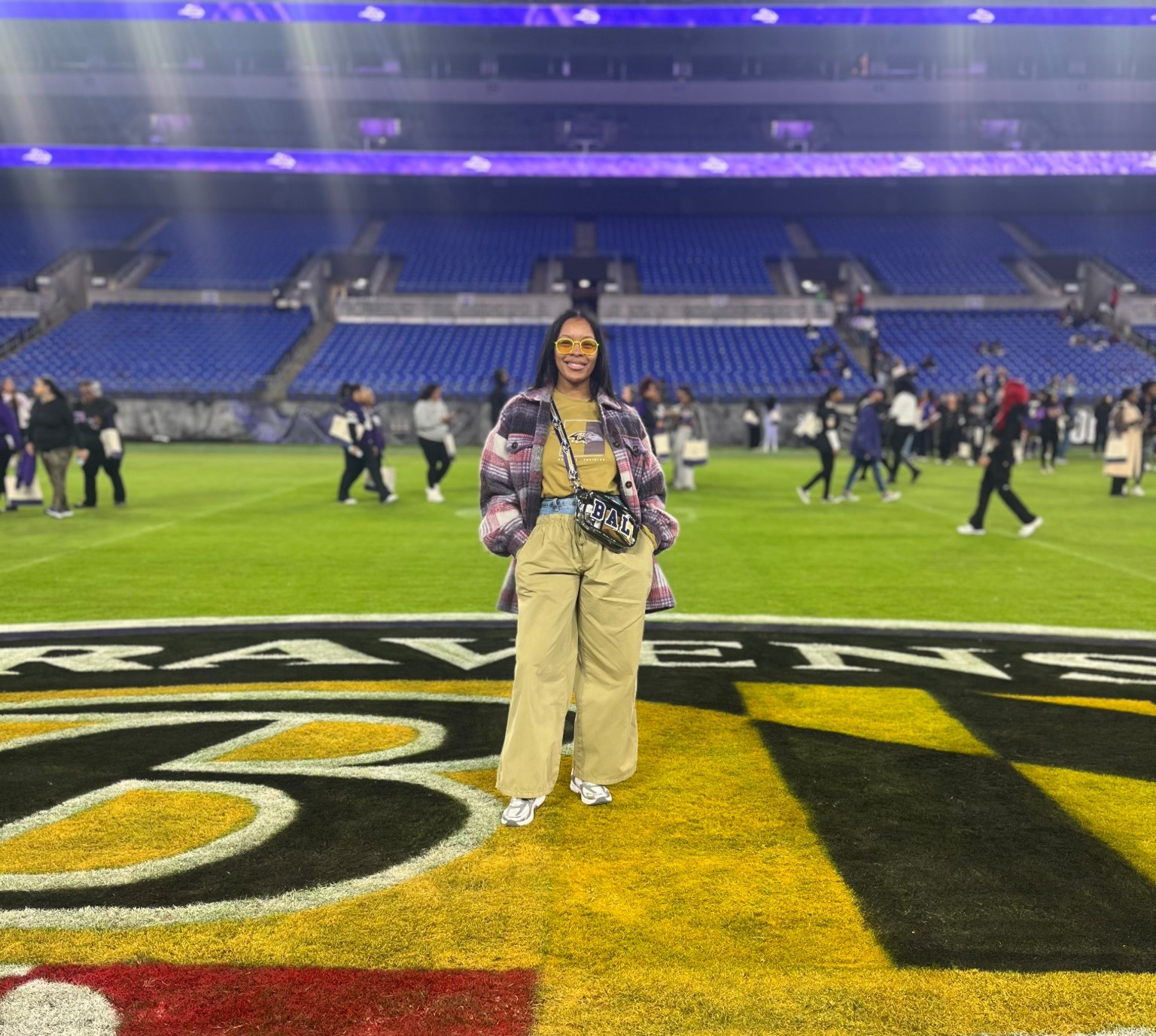 A Purple Evening @ the Bank 💜🏈 🏟️ 
