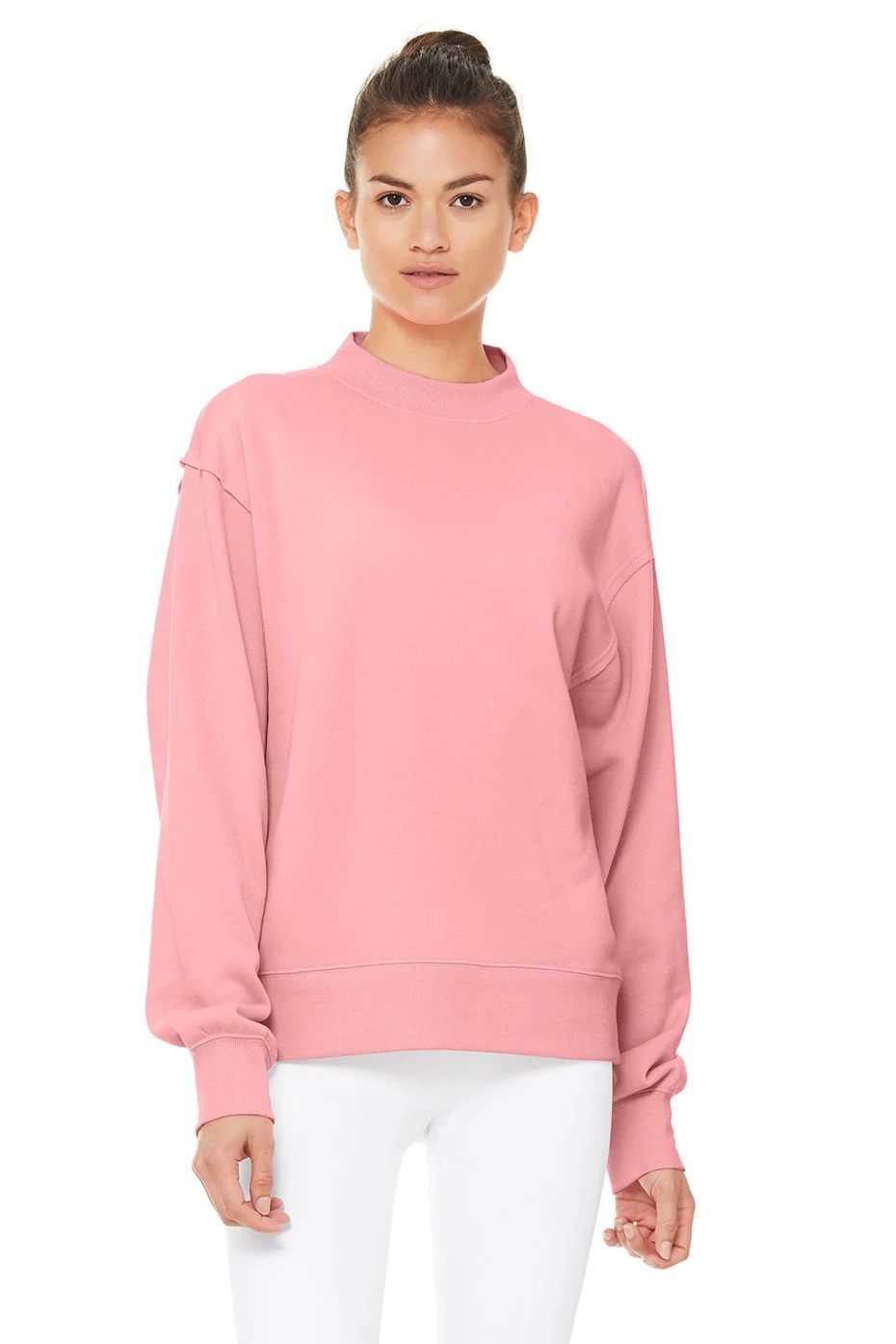 Alo YogaÂ® | Freestyle Sweatshirt in Macaron Pink, Size: XS | Alo Yoga