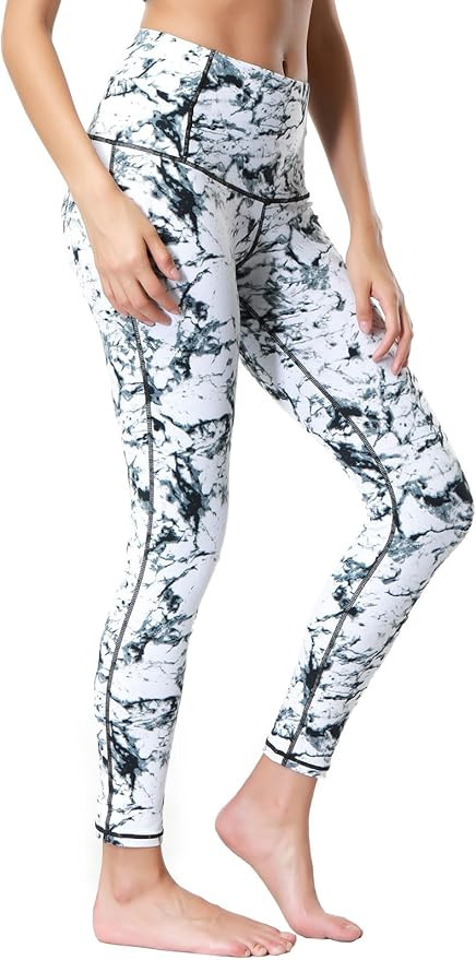 Dragon Fit Compression Yoga Pants Power Stretch Workout Leggings with High Waist Tummy Control | Amazon (US)