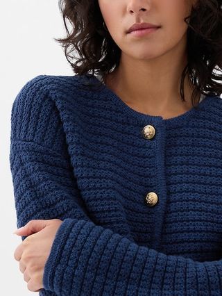 Textured Sweater Jacket | Gap (US)