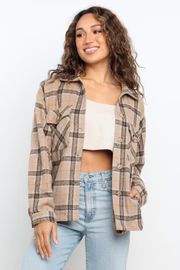 Avis Jacket - Brown Check | Petal & Pup (US)