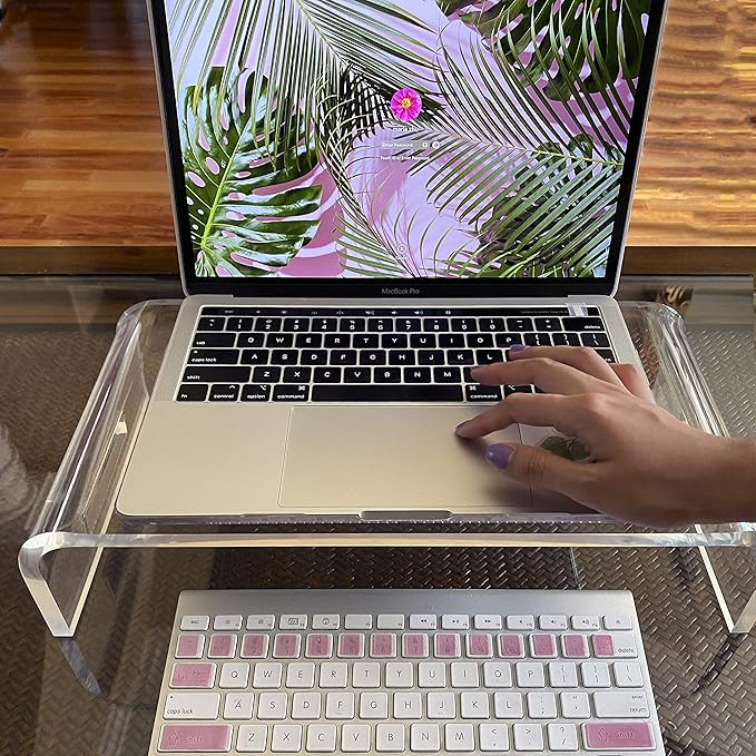 Adorox 12mm Thickness Heavy Duty 17'' Monitor Stand Riser Computer Stand PC Desk Stand for Keyboa... | Amazon (US)