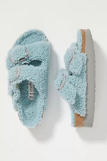 Birkenstock Arizona Teddy Sandals | Anthropologie (US)