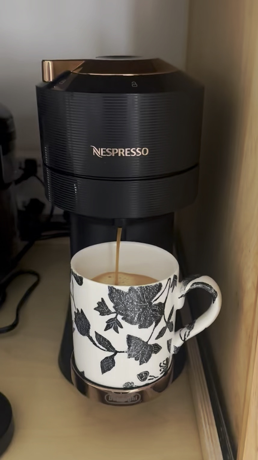 Nespresso vertuo next that makes the best coffee! On sale for 30% off and comes with the frother, too. Has advanced technology to make you the perfect cup of coffee 

#LTKhome #LTKsalealert