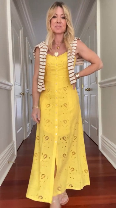 My love for GAP sundresses runs deep, and this yellow eyelet one is such a good fit at a great price🌻

#LTKootd