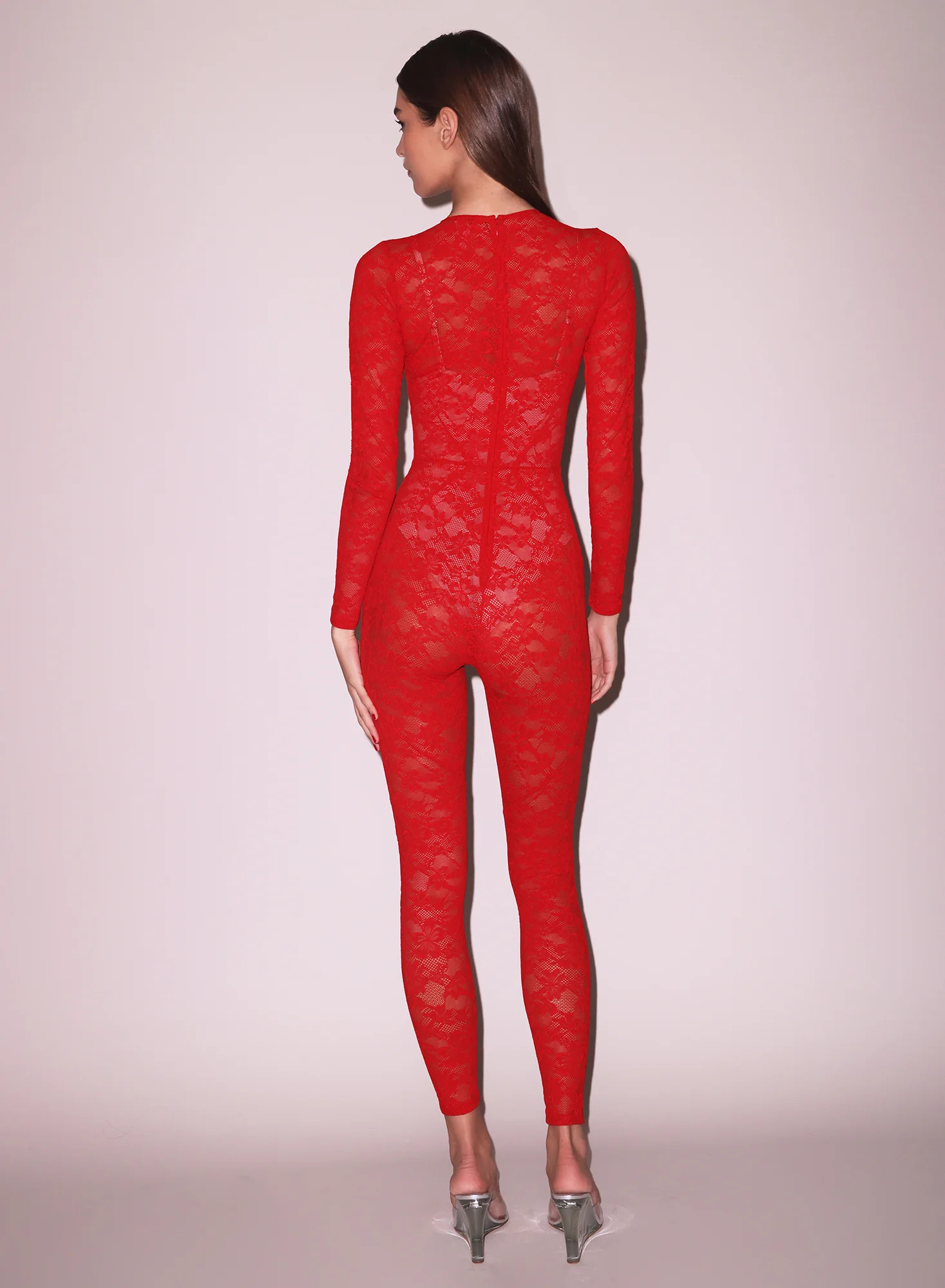 Fleur du Mal Le Stretch Lace Catsuit | Fleur du Mal