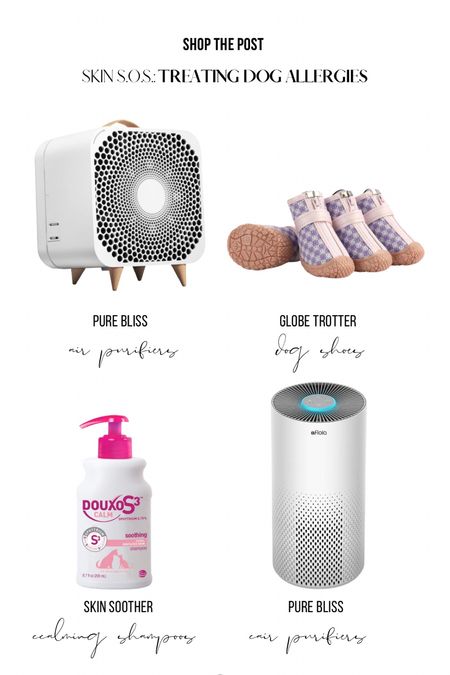 Amazon Finds: Canine SKIN S.O.S. Essentials for Dogs With Severe Allergies.  Home Air Purifiers. Coat Calming Pet Shampoos. Shoes for small dogs. 

#LTKSeasonal #LTKhome #LTKfindsunder100