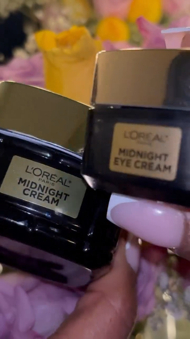 @lorealparis Age Perfect Cell Renewal Midnight Cream and Eye Cream with Patented Antioxidant and Vitamin E, repairs the skin barrier at night, when skin is most receptive to recovery. Smooth wrinkles, firm and improve radiance all over. 

#loréal #loréalparis #nightroutine #nightroutineskincare #cellrenewal #eyecreams #facialcream #skincareregimen
