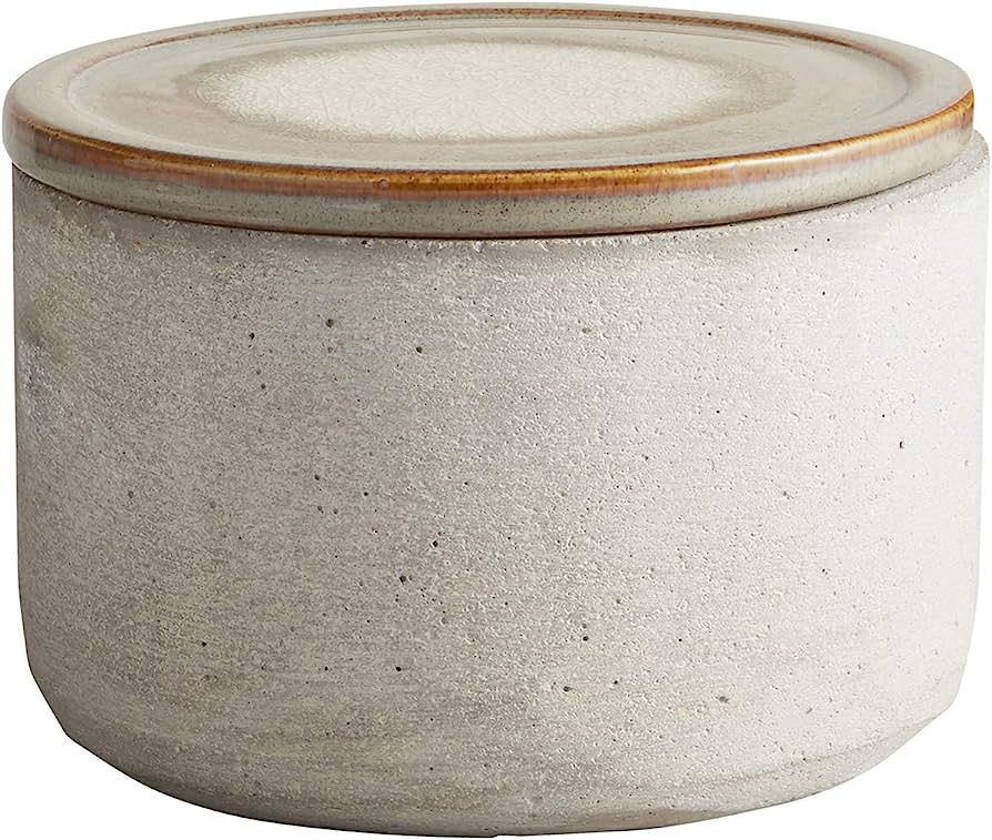 47th & Main Ceramic Container with Lid, 4" Tall, Dual Tone | Amazon (US)