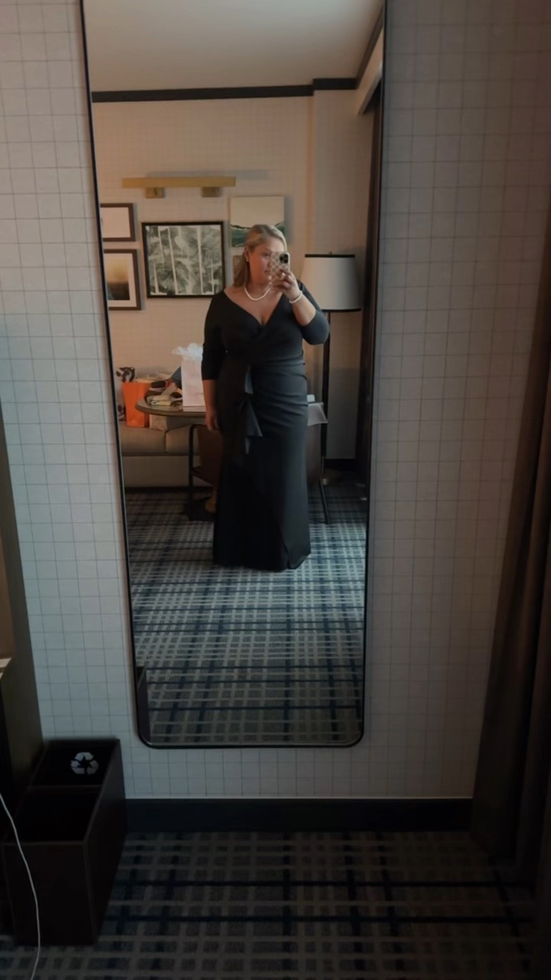 My black evening gown dress from Amazon LatKCon 25 and it fit like a glove.  Was pretty comfy too!  

#LTKOver40 #LTKCon #LTKMidsize